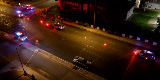 Phoenix Police respond to a deadly pedestrian crash near 57th Avenue and McDowell Road, just north of I-17.