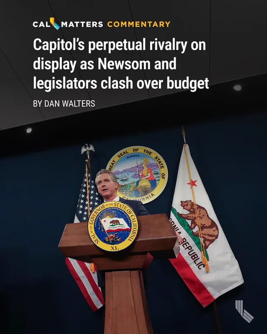 Gov. Gavin Newsom addresses the media during a press conference unveiling his revised 2026-27 budget proposal at the Capitol Annex Swing Space in Sacramento on May 14, 2026. Photo by Miguel Gutierrez Jr., CalMatters