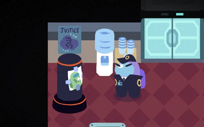 Post of two an open hand cupping a fist. Text says "JUSTICE"
