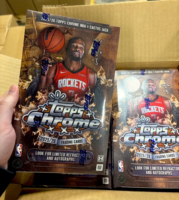 2025-26 Topps Chrome Cactus Jack Basketball Hobby Boxes