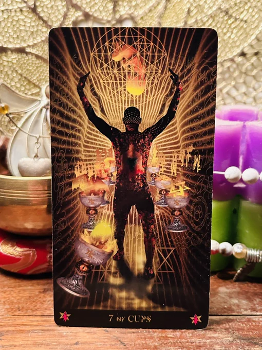 *7 of Cups* As 
Mercury, Jupiter and Venus align today, creating a rare opportunity to increase your ability to jump through timelines. This event will last 36-72 hours so during that time, focus on the version of yourself you want to become. This window will not open again until 2040. 

#cardoftheday