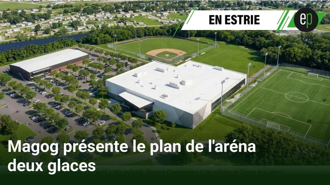 La ville de #Magog a dévoilé son plan pour un #NouvelArénaDeuxGlaces qui sera construit à partir de 2027 au #ParcdelEst avec une #Inauguration prévue pour l'#Hiver2028, un projet d'#Amélioration des #InstallationsSportives incluant un meilleur #Stationnement, des #NouveauxArbres pour réduire les #IlotsdeChaleur, une #PisteCyclable en lien avec le #PlandeTransportActif, une #Terrasse avec vue sur le parc, des #ToilettesAccessibles, tandis que l'#ArénaActuel demeurera ouvert pendant les #Travaux, un #ProjectImportant pour la #Communauté de #Magog et l'#Estrie.