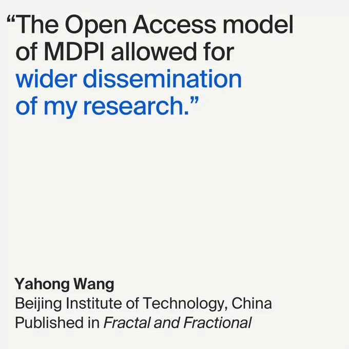 MDPI is Committed to Advancing Open Access Publishing