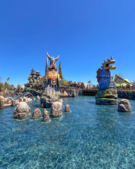 Photo of the Isle of Berk lagoon.