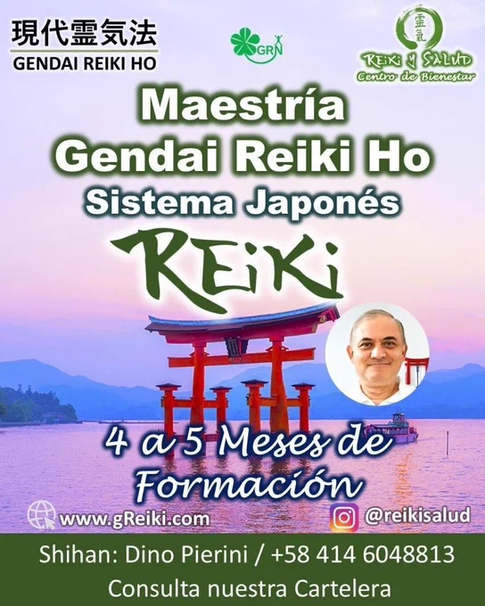 Maestría Gendai Reiki Ho - Sistema Japonés