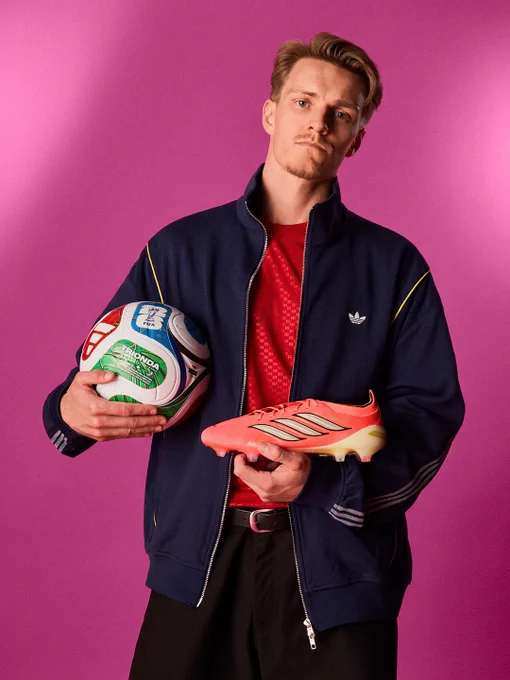Arsenal and Norway's Martin Odegaard adidas World Cup photoshoot