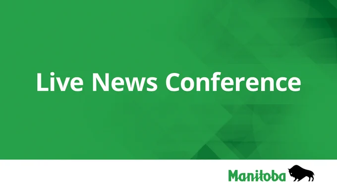 Caption: Live News Conference.