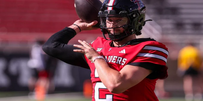 Brendan Sorsby issues statement on leaving Texas Tech