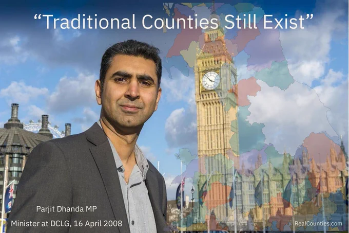 Infographic showing Parjit Dhanda, Under-Secretary of State of the DCLG, 16 April 2008 - from RealCounties.com