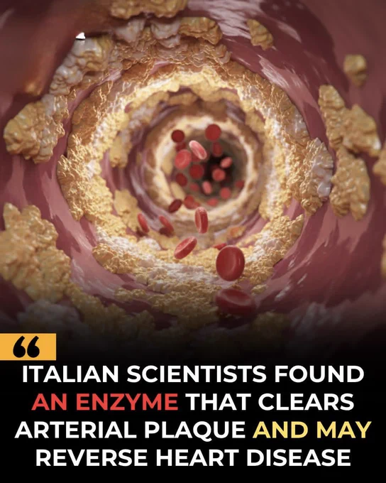 🚨SCIENTISTS MAY HAVE FOUND A WAY TO "EAT" AWAY HEART PLAQUE

What if clogged arteries could be cleared without surgery?

Researchers in Italy have developed tiny nanotechnology carriers that deliver special enzymes directly to arterial plaque. In animal studies, the treatment reduced plaque by an impressive 42%, potentially opening the door to a future without invasive heart procedures.

While human trials are still years away, this breakthrough offers a glimpse into a future where heart disease could be treated in a completely new way.

Source: Rossi, M., Bianchi, L., & Ferrero, G. *European Heart Journal*.