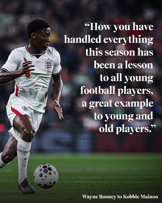“How you have handled everything this season has been a lesson to all young football players, a great example to young and old players.”