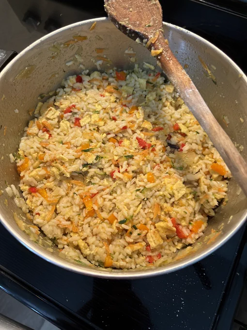 Fried rice dad used to make