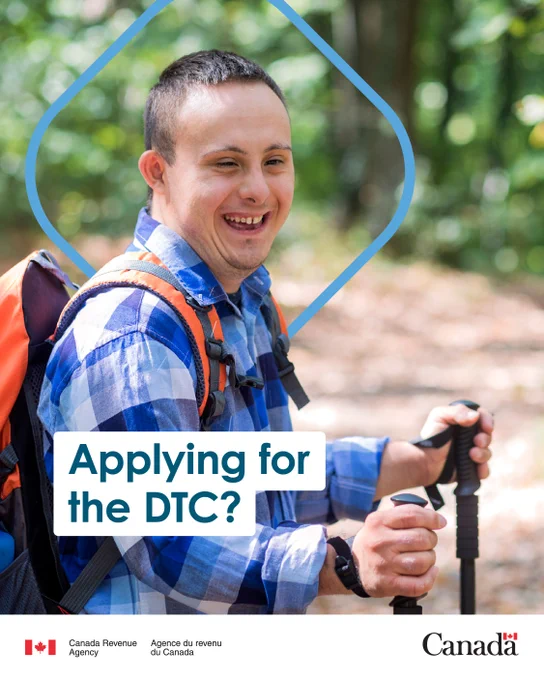 A person is hiking. The text reads: “Applying for the DTC?”