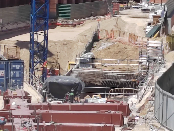 Obras Atocha Plaza Embarcadero falso túnel