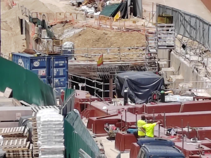 Obras Atocha Plaza Embarcadero falso túnel