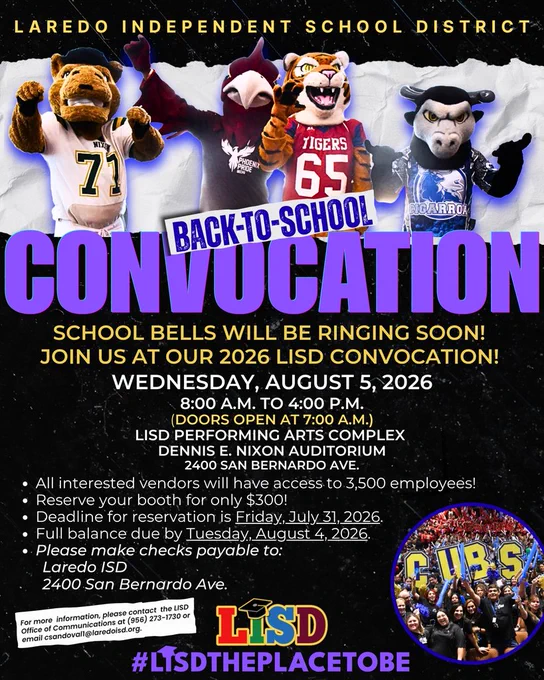 LISD Convocation Flyer