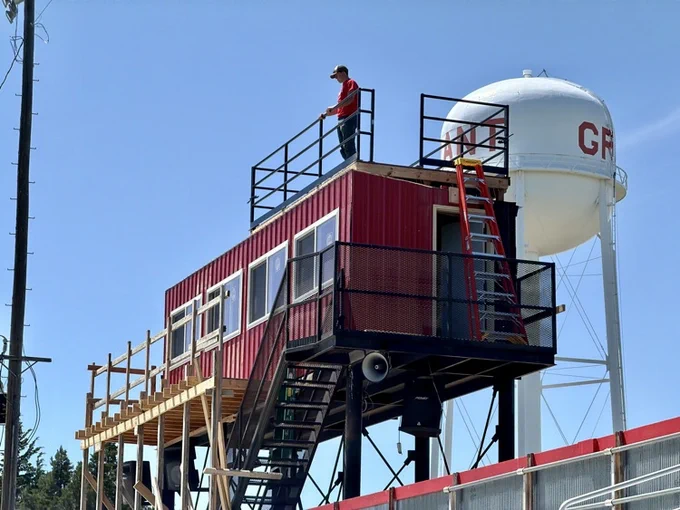 press box