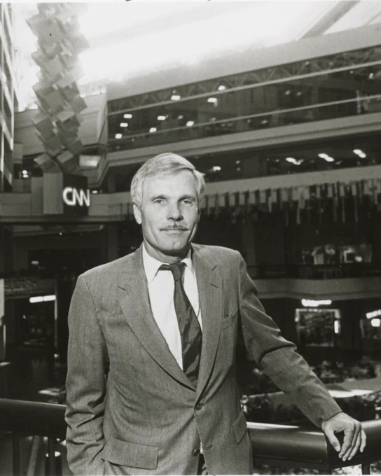 Pictured: Ted Turner at CNN Center, GHS 1361-PH-43-54-01. 