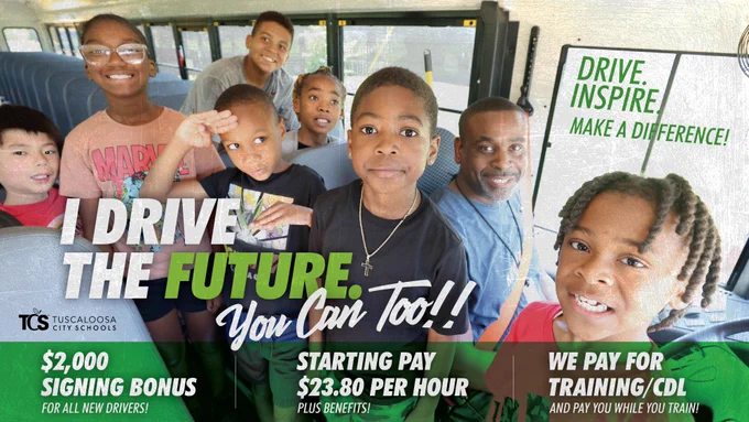 I drive the future. You can too! Drive. Inspire. Make a difference. Hiring event, Monday, June 8, 2026, 9am-1pm.