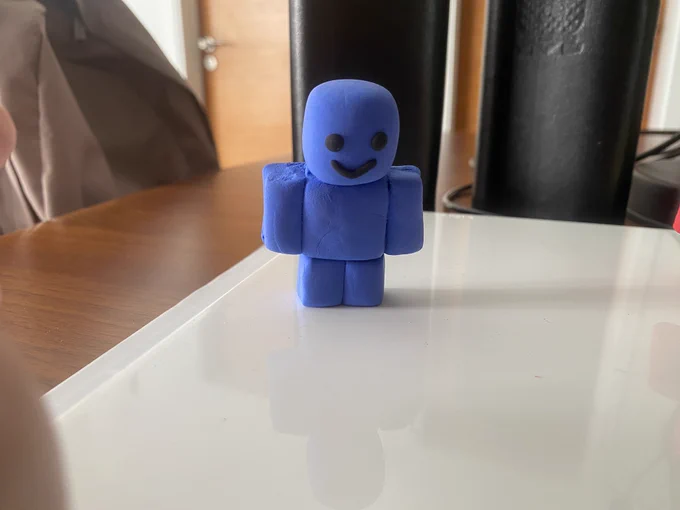 I made his legs too short when he is supposed to be tall as glim