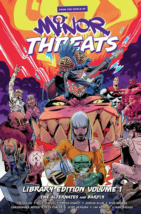 Cover of From the World of Minor Threats Library Edition Volume 1, illustrated by Scott Hepburn