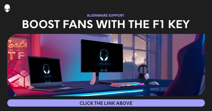 Boost fans with the F1 key.