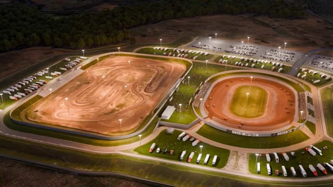 A render of the proposed Moreton Motorsport Park development near Beachmere.