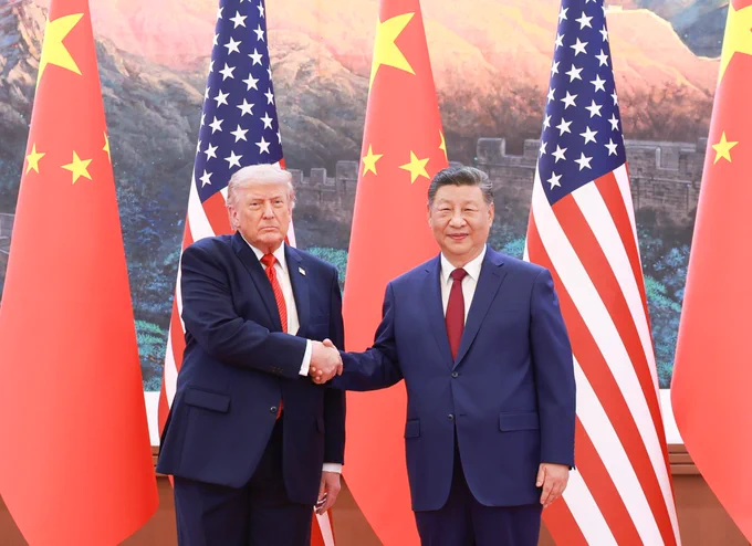 Chinese President Xi Jinping and U.S. President Donald J. Trump met in Beijing on May 14, 2026. Source: Official X Handle/Mao Ning – MFA China Spokesperson