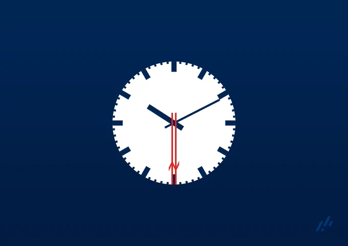 Rail Timepiece 2 - A clockface designed for the british railway system.