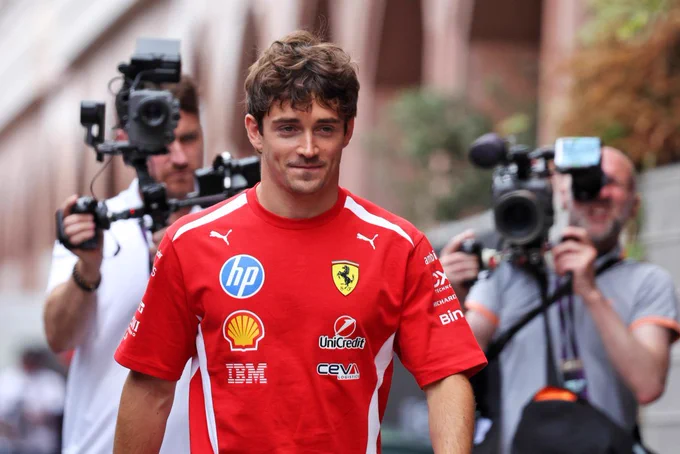 Happy Charles Leclerc