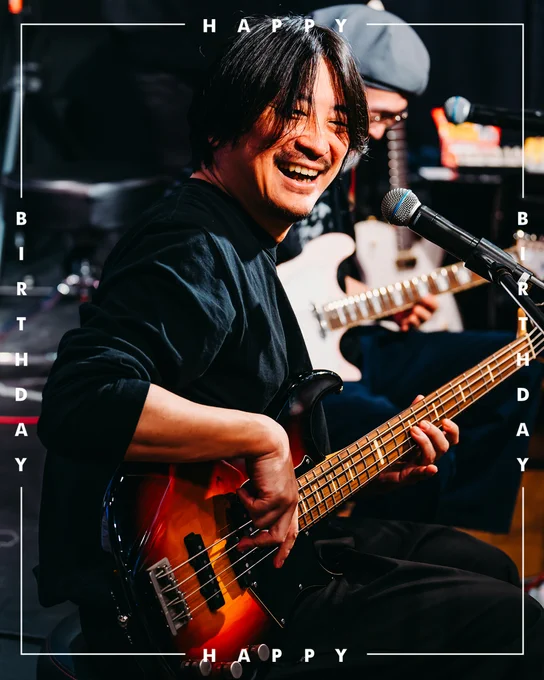 本日6月17日は、ベーシスト・中尾憲太郎さんのお誕生日です。おめでとうございます！