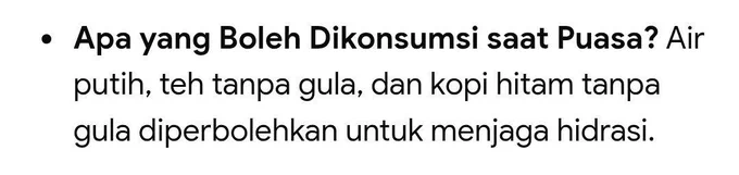 Ini untuk puasa IF ya
