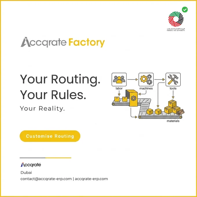 Accqrate ERP – unified platform for accounting, inventory, and business automation.