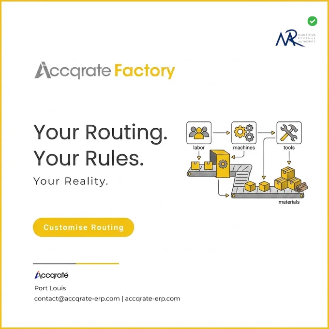 Accqrate ERP – unified platform for accounting, inventory, and business automation.