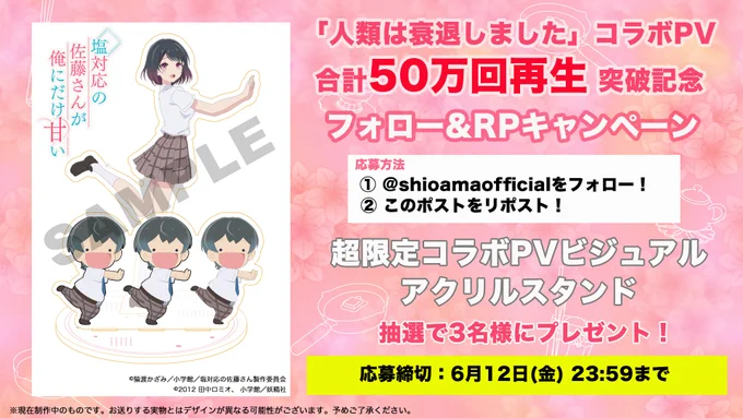 ほんとうは 60まんかい こえている
にんげんさん たくさんのさいせい かんしゃする・ワ・