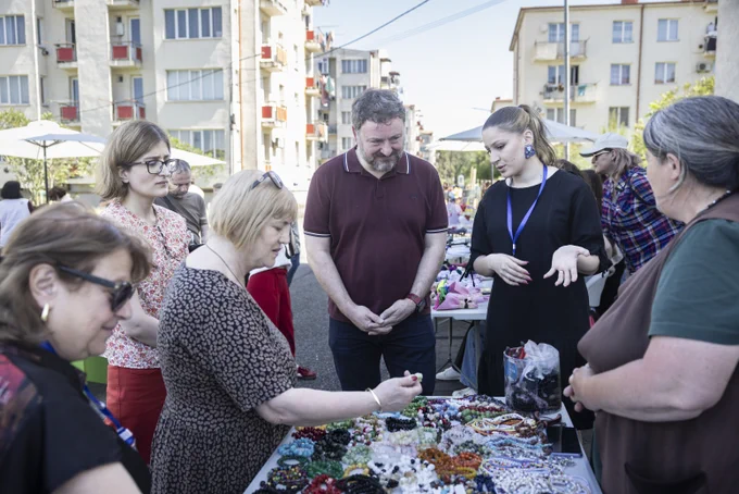 World  Environment Day Festival at the Maltakva settlement for people displaced by conflict.
Photo: UNDP | Irakli Dzneladze