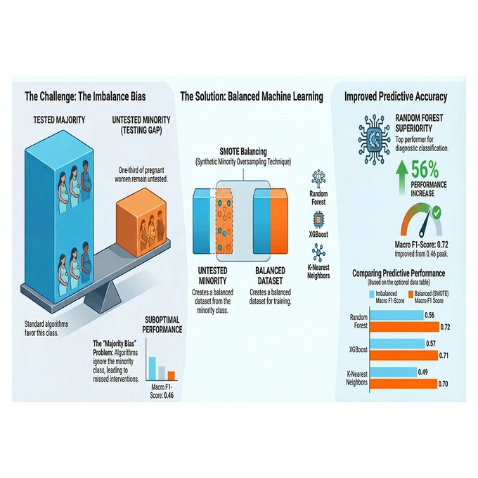 Predicting HIV testing status in pregnant women using balanced machine learning models: Insights from Sierra Leone's demographic health survey
