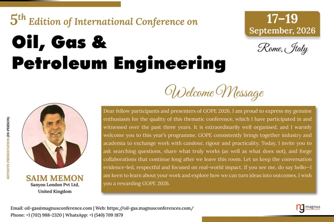 OilandGasConferences2026 | OilandGasConference | GasandPetroleumEvents2026 | PetroleumEngineeringConferences | FuelChemistryMeetings2026 | OilandGasConferences2026 | OilandGasConference | GasandPetroleumEvents2026 | PetroleumEngineeringConferences | FuelChemistryMeetings2026 | OilandGasSummit2026 | OilGasandPetroleumConference | OilGasandPetroleumEvents2026 | OilGasandPetroleumSummit | OilandGasEvents2026 | OilandGasSummit | OilandGasMeeting | GasandPetroleumAnnualEvent