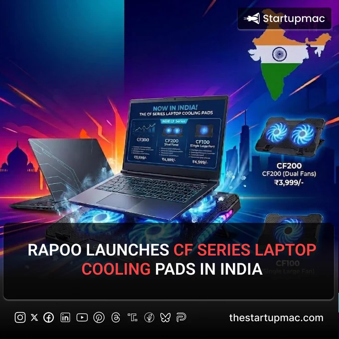 Rapoo India has officially dropped the all-new CF Series Laptop Cooling Pads to keep your performance high and your temperatures low.
