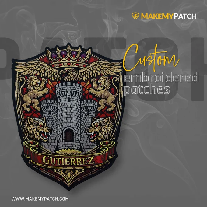 Turn your family crest into a custom patch and proudly carry your heritage, legacy, and family pride wherever you go.

#FamilyCrest #CustomPatches #HeritagePride #FamilyLegacy #CustomEmbroidery #MakeMyPatch #FamilyTradition #LegacyInThread