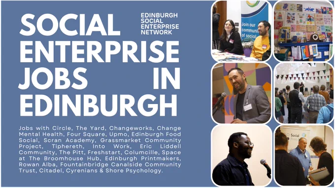 30 jobs available in Edinburgh right now with social enterprises