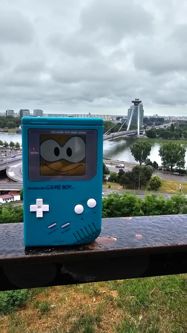 Game Boy Aussicht vom Castle Bratislava