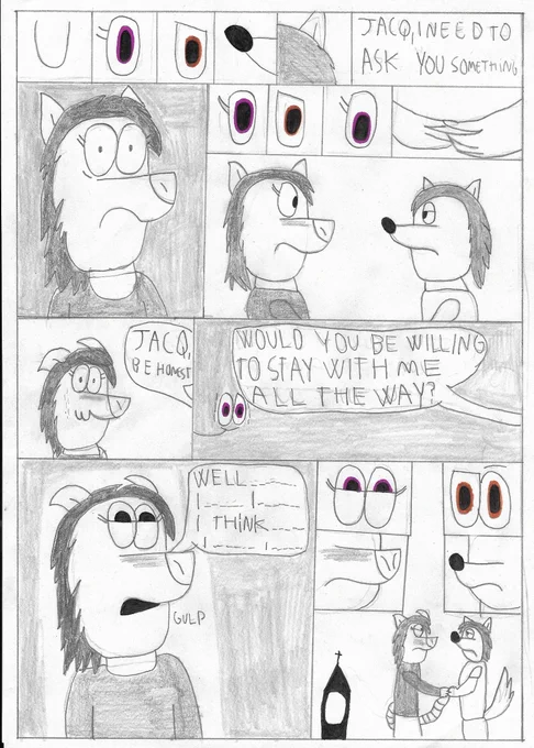 A question that would make anyone blush, although usually the female turns it to the male, except in cases like this. How it ends will be seen in the next part!