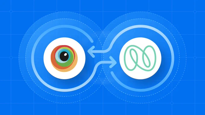 Blue graphic with BrowserStack and Nagarro icons in circles, linked by two arrows pointing both directions, suggesting exchange or integration.