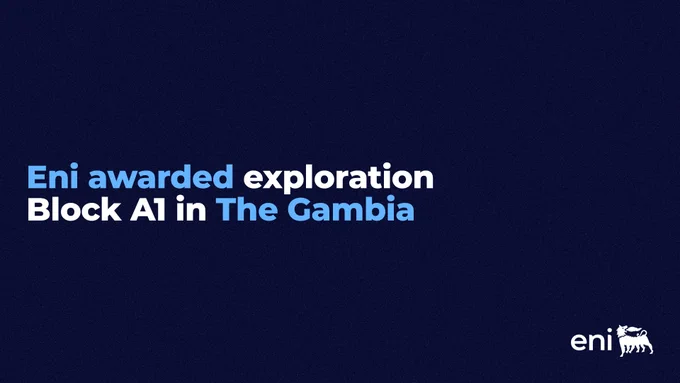 Eni awarded exploration Block A1 in The Gambia