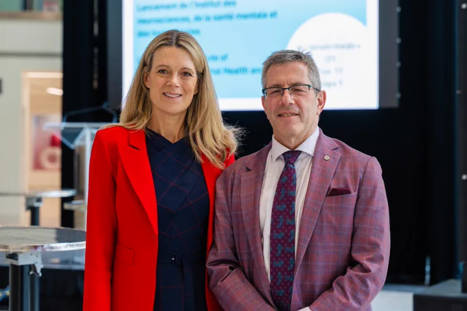 Dr. Patricia Conrod and Dr. Paul Hébert