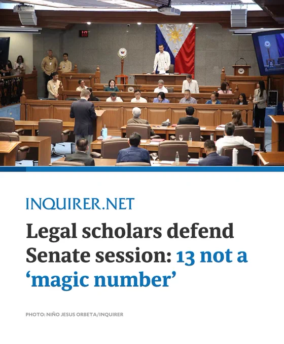 A group of law deans, juridical scholars, and political theorists defended the validity of the controversial senate session, stating that “democracy is preserved not by rigid arithmetic.