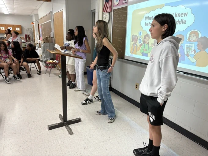 Middle School 5th grade orientation 