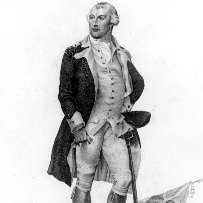 Pictured: Nathanael Greene, GHS 1360-PH-25-09-15. Andrew Pickens and Henry Lee courtesy of the Library of Congress. 
