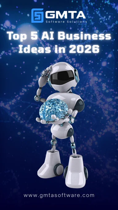 Top 5 AI Business Ideas in 2026

From AI Automation Agencies and AI SaaS to Content Creation, Consulting, and Healthcare Solutions — these are some of the fastest-growing AI business opportunities right now.

The biggest opportunity isn't just using AI tools. It's building AI-powered businesses that solve real problems.